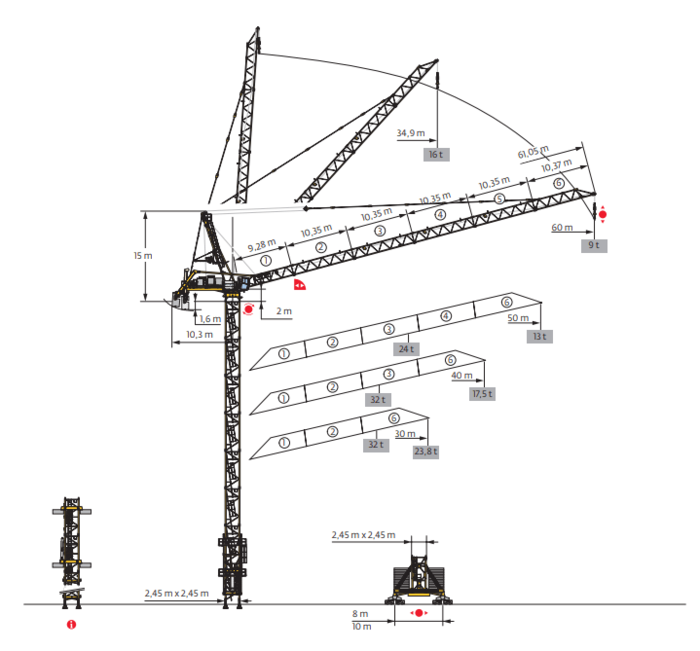    Potain MR 605B